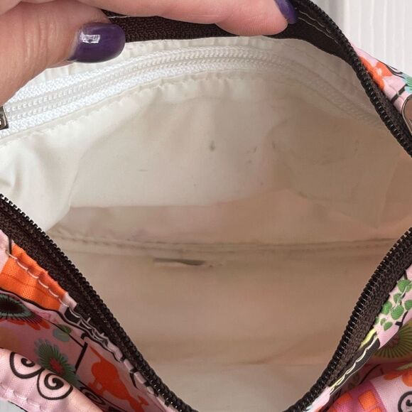 Lesportsac Mini Floral Poodle Bag Vacation Small Handbag Crossbody or Shoulder - Picture 10 of 10